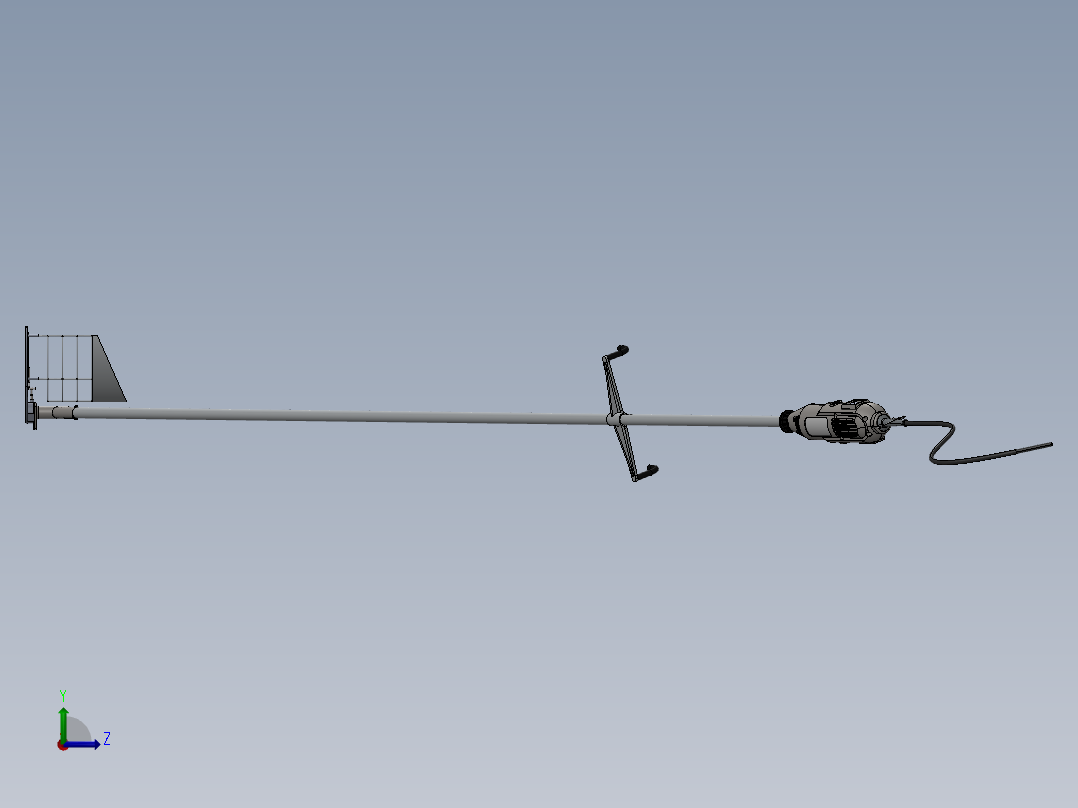 刷子修剪器（镰刀左视图