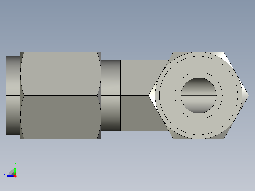 卡套式工业通用硬管接头6_ebu-s右视图