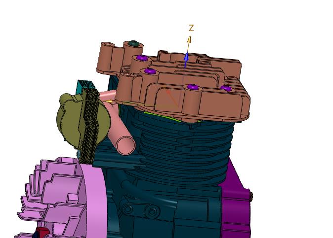 百力通先锋单缸发动机