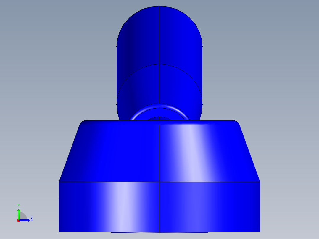 把手LBR-3D多系列多零件图纸模型左视图