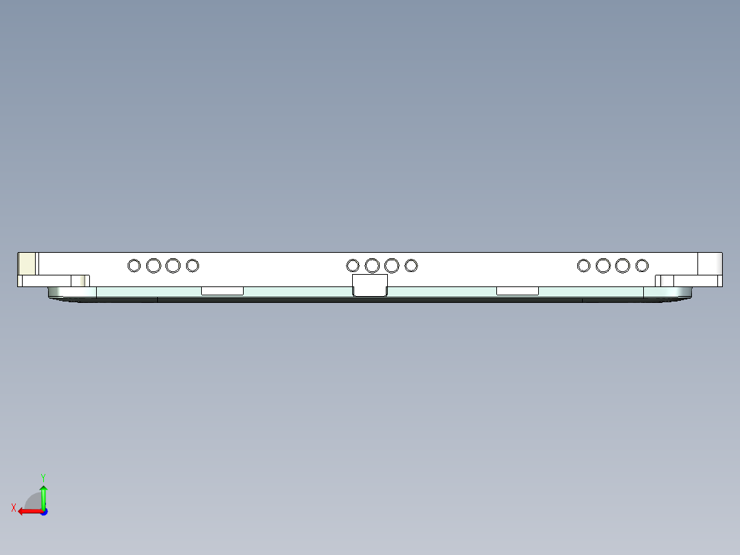 T100HA-A-CNC1笔记本CNC工装夹具三维模型-0716后视图