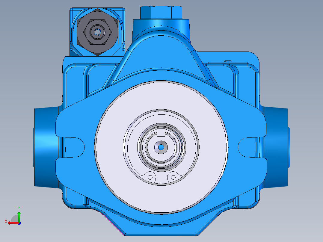 Continental Hydraulics-HPV-6B35-RF-O-1R-B液压元件后视图