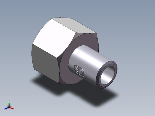 90度焊接接头、SKA12X2-正等轴测缩略图