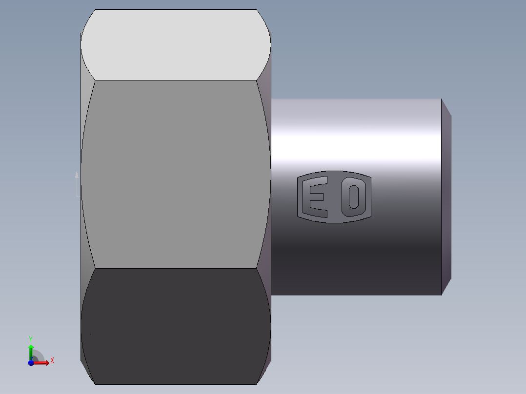 90度焊接接头、SKA30X5-前视图