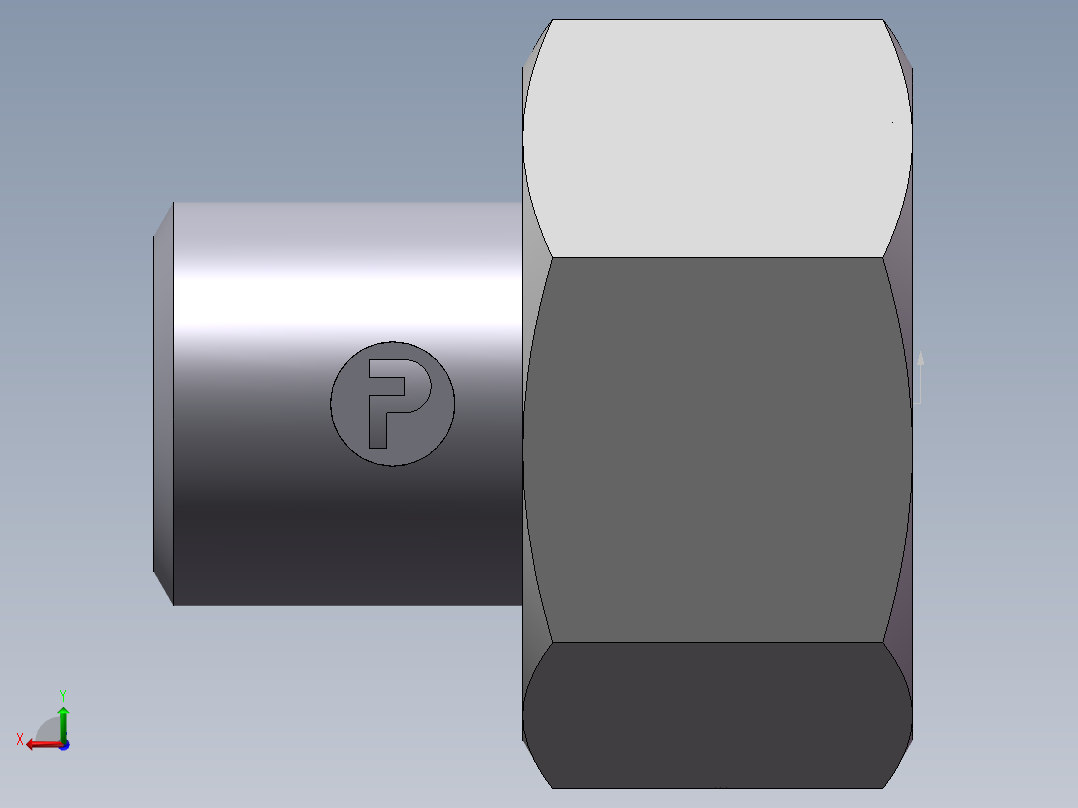 90度焊接接头、SKA30X5-后视图
