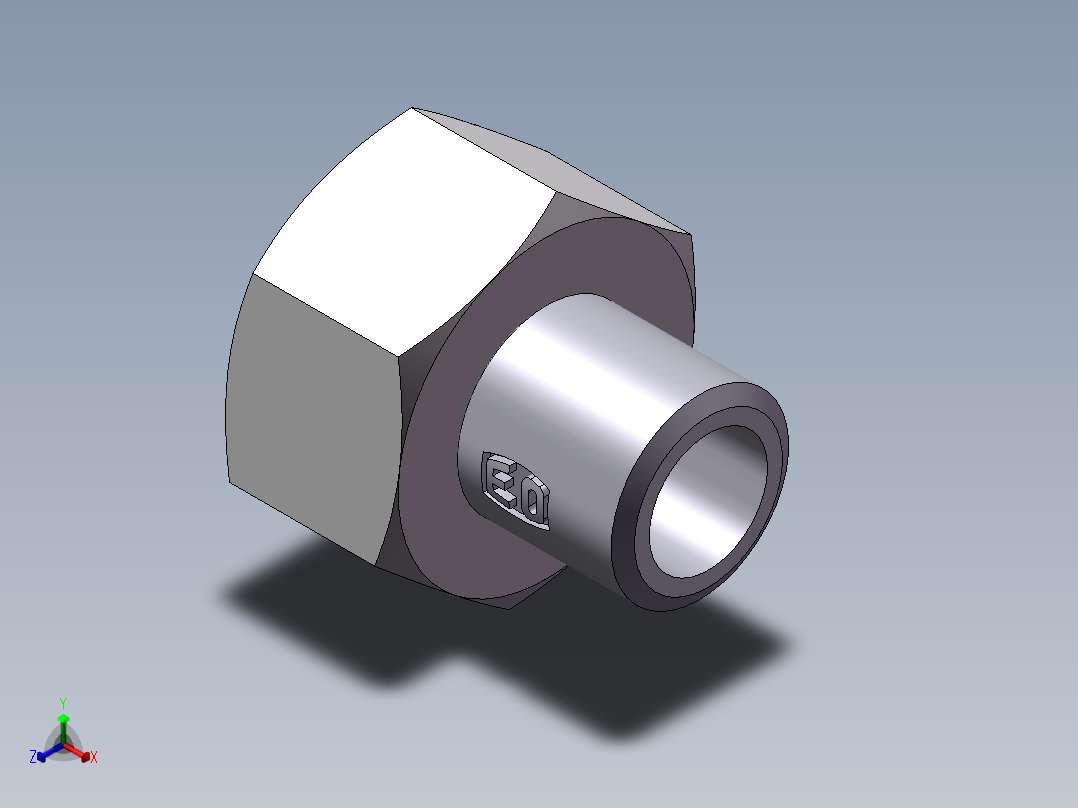 90度焊接接头、SKA30X5-正等轴测图