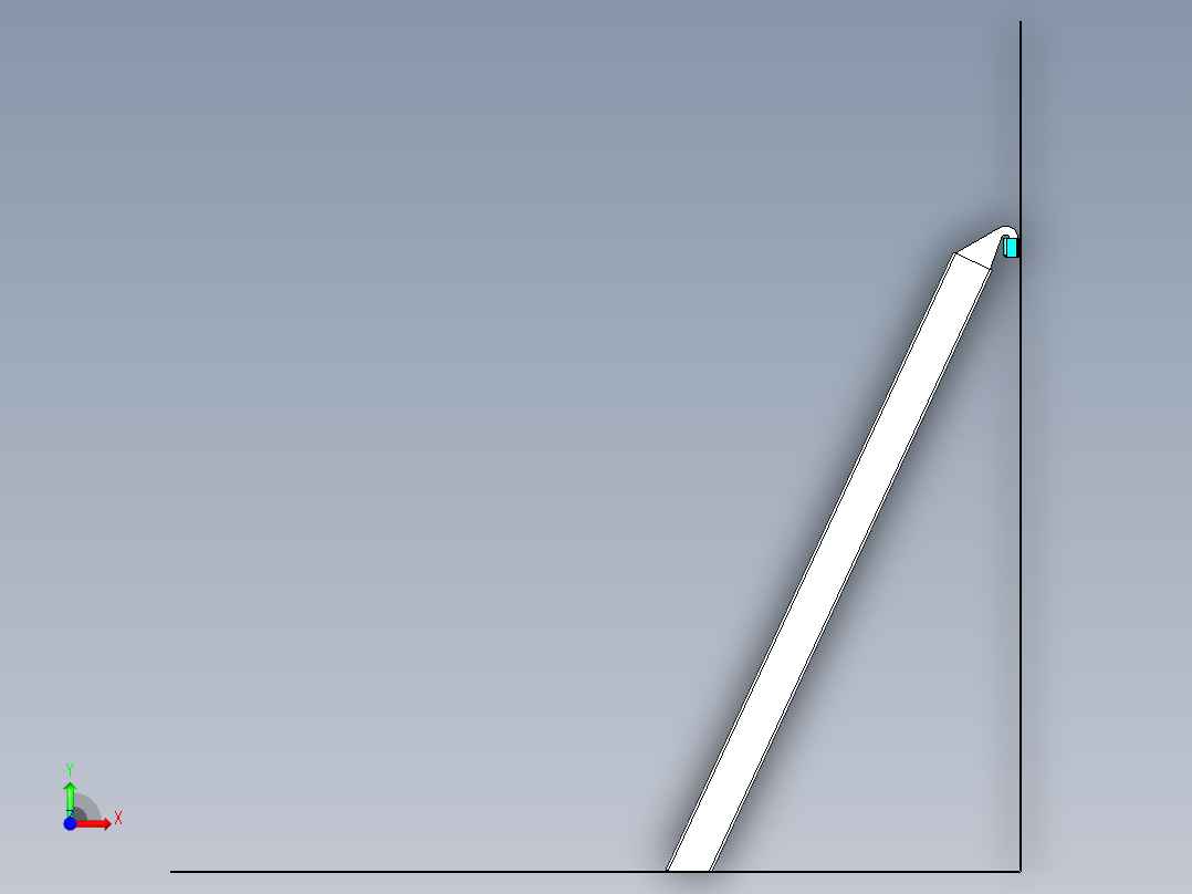 车载爬梯前视图