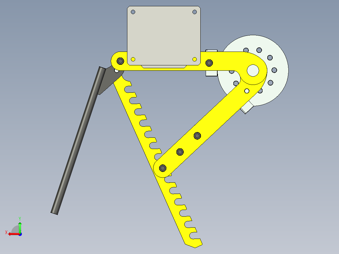 B2004080-管材弯曲机后视图