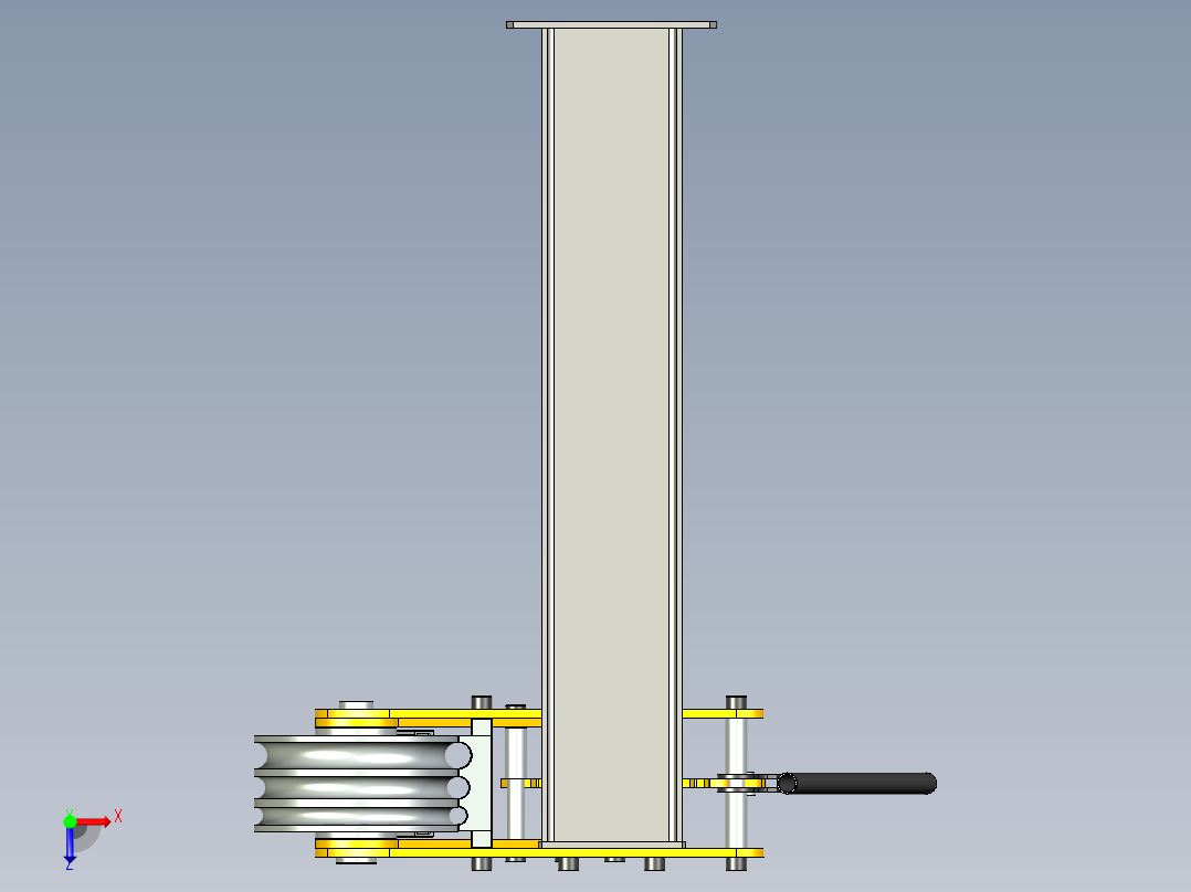 B2004080-管材弯曲机俯视图