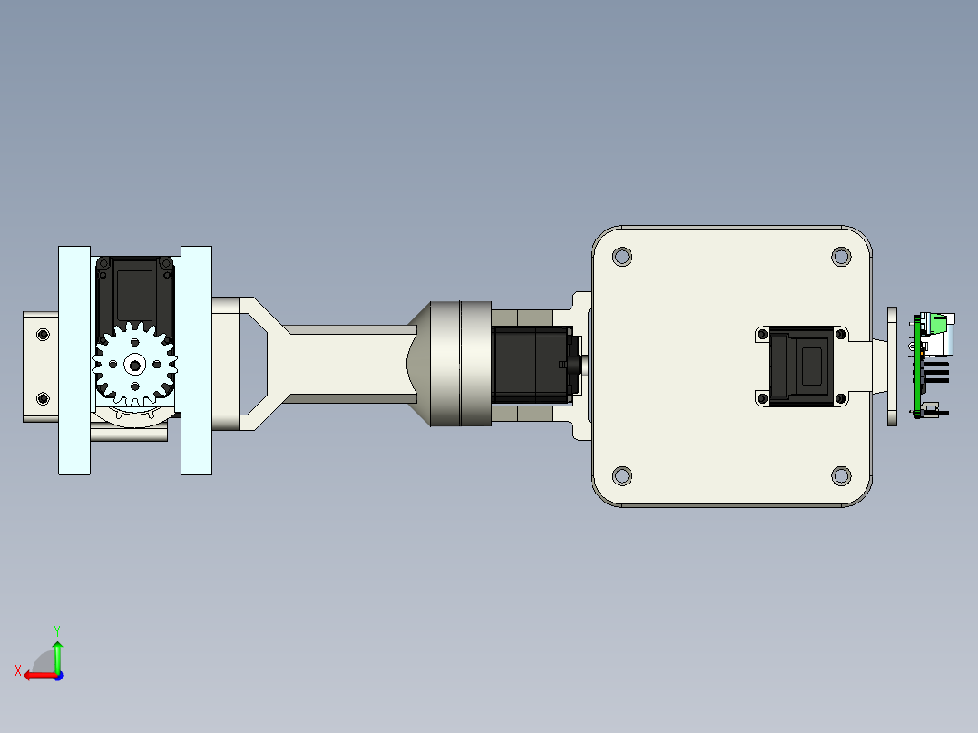 工业机械臂 1752722后视图
