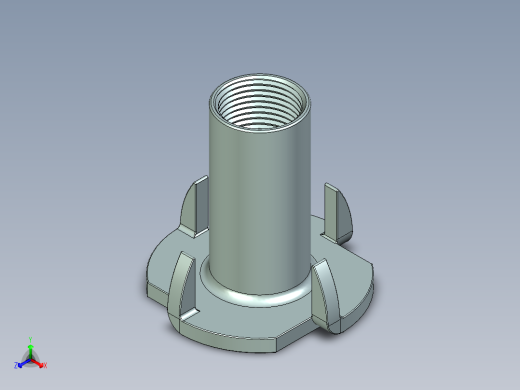 B3004495-M10三通螺母带刺用于攀岩点