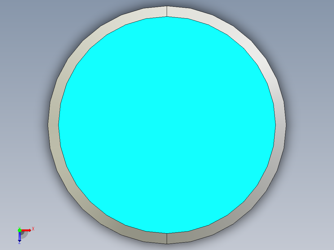 电感式接近传感器俯视图
