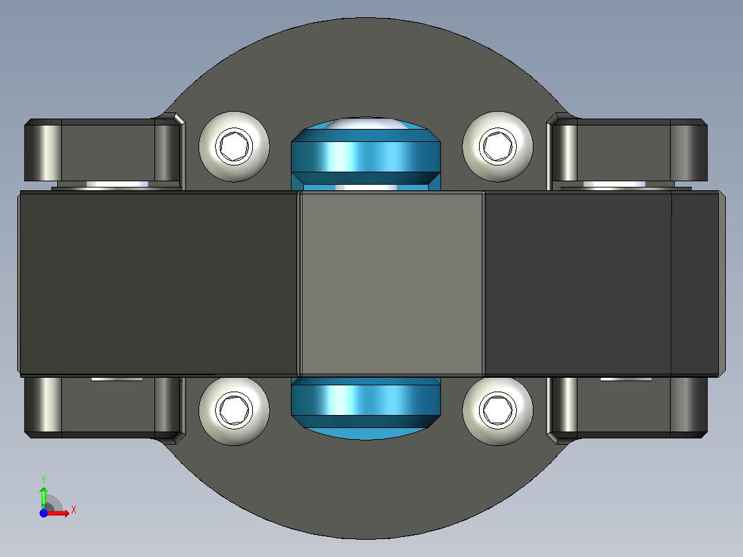牛顿海底夹具尖端 Bluerov2 (1)前视图