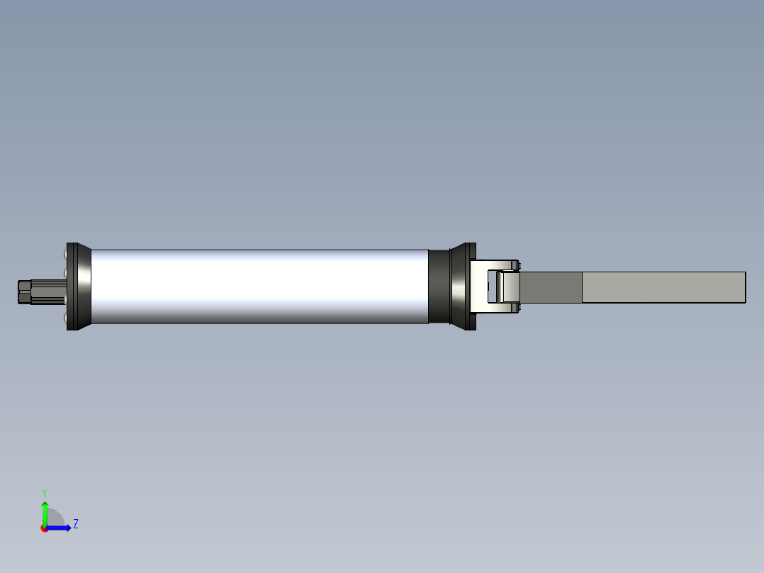 牛顿海底夹具尖端 Bluerov2 (1)左视图
