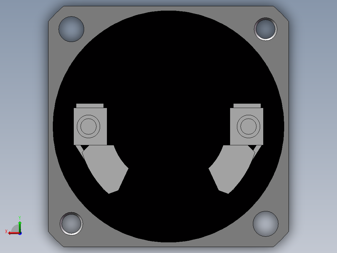 气缸CDRBU2W30-180S-T79后视图