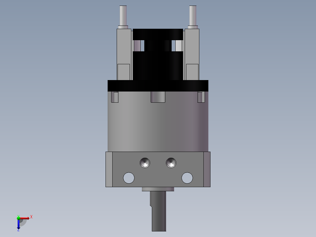 气缸CDRBU2W30-180S-T79俯视图