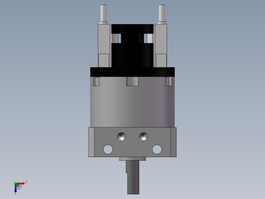 气缸CDRBU2W30-180S-T79俯视缩略图