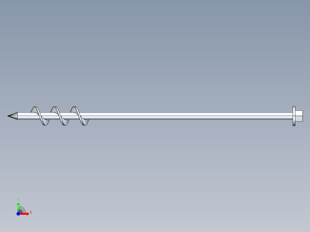 地锚系统前视图