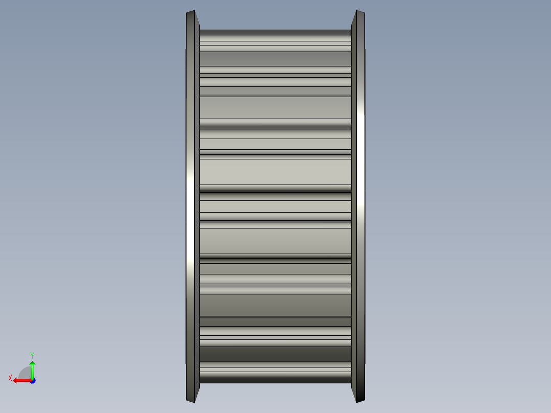 WTWZ15400203-27胀管电机带轮16H100-A-H47后视图