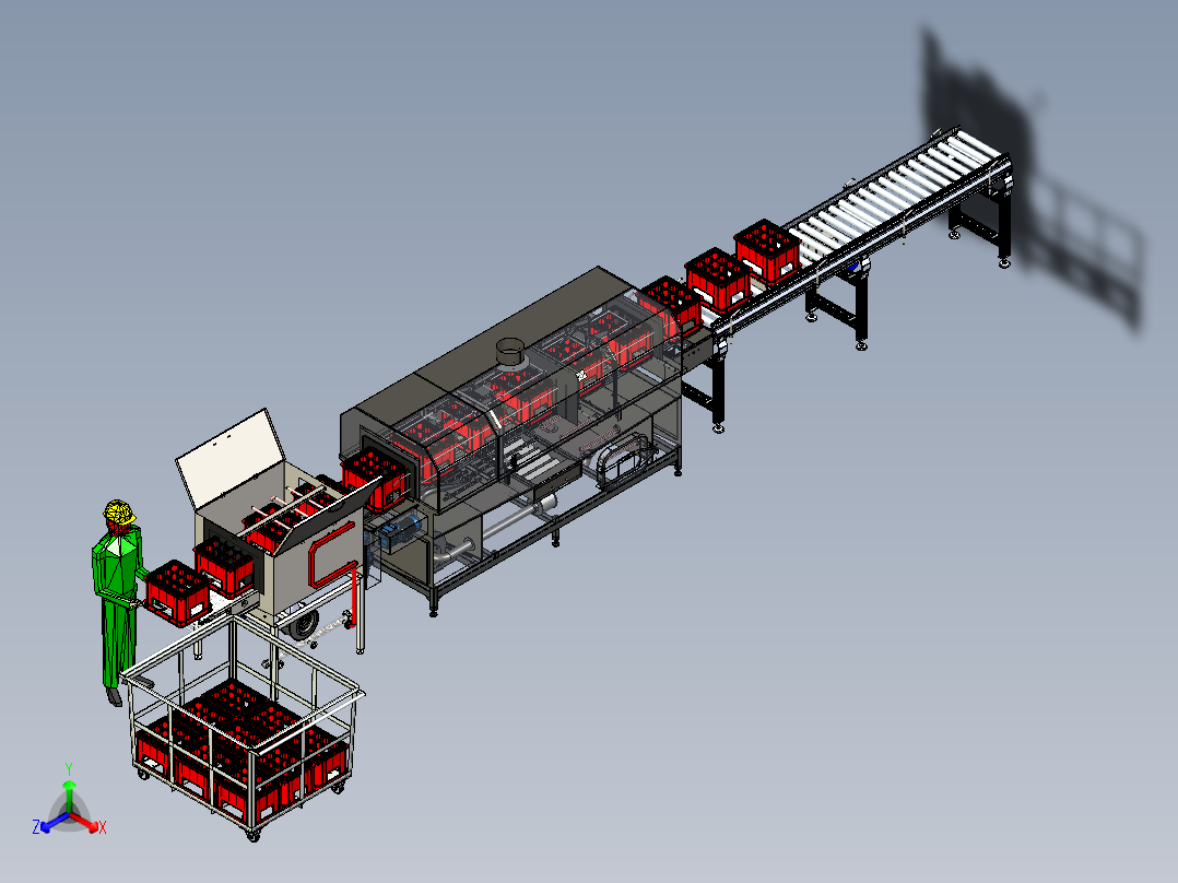 周转筐清洗机（洗箱机、洗筐机）