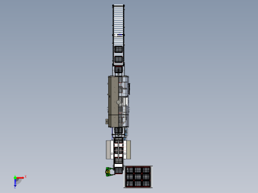 周转筐清洗机（洗箱机、洗筐机）俯视缩略图