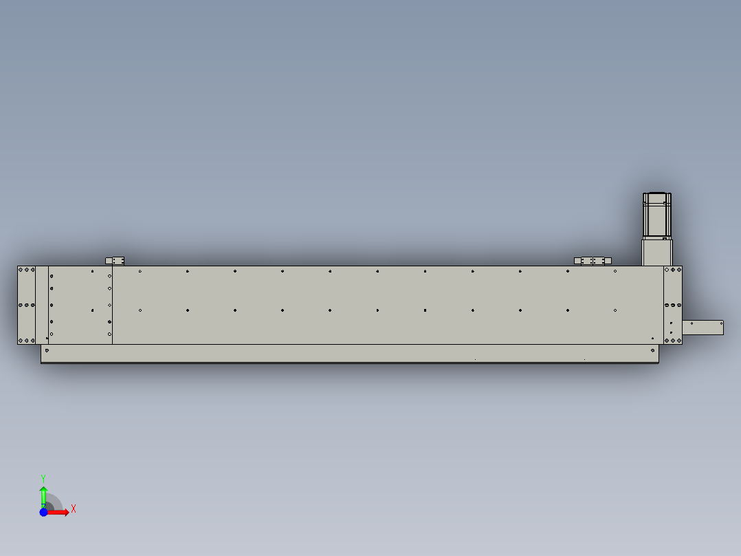 取料模组总装前视图