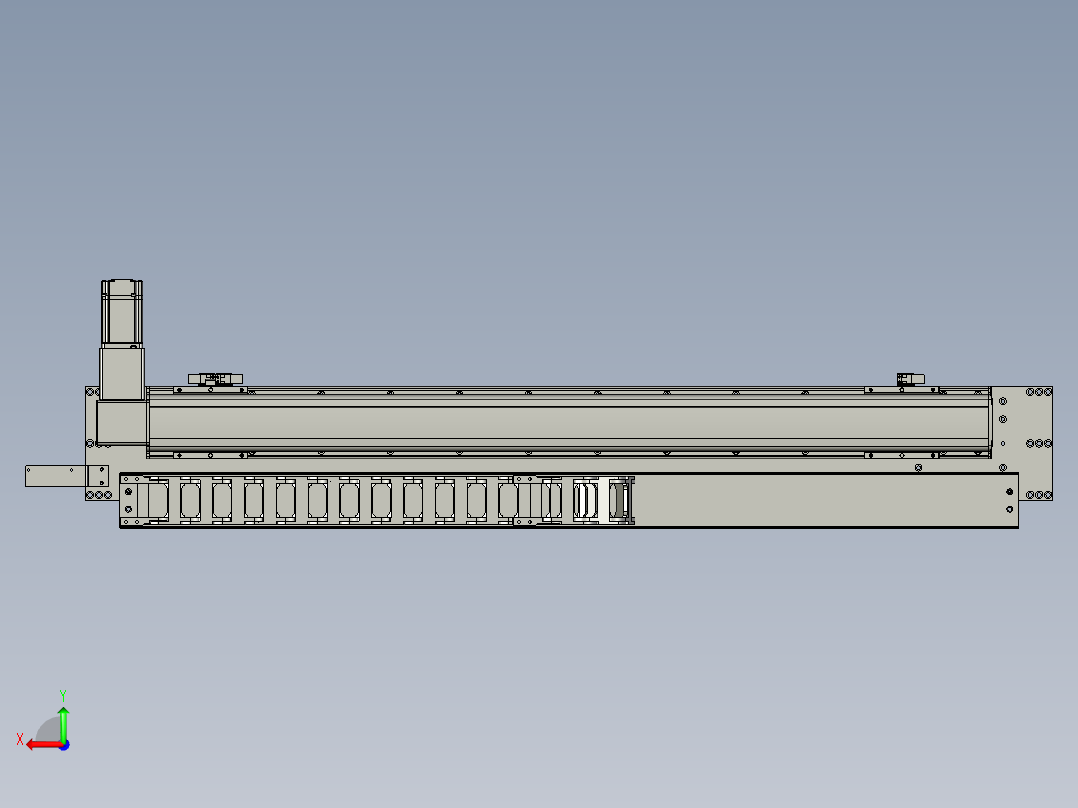 取料模组总装后视图
