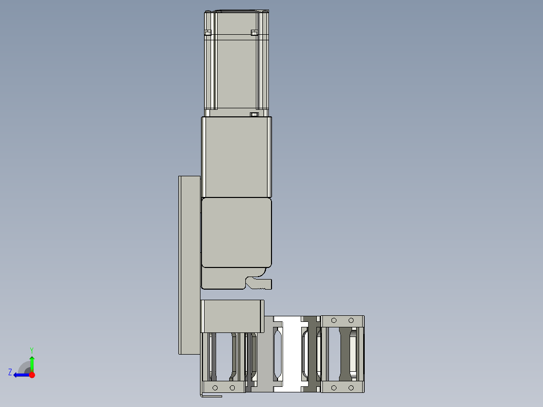 取料模组总装右视图