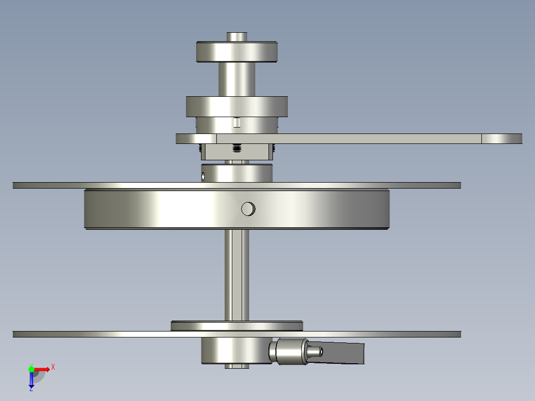 料帶支架組件A俯视图