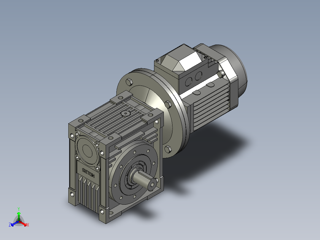 减速机RV75-E-80-055kW-FA2-DZ1主视图