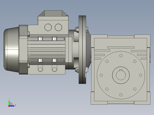 减速机RV75-E-80-055kW-FA2-DZ1左视缩略图