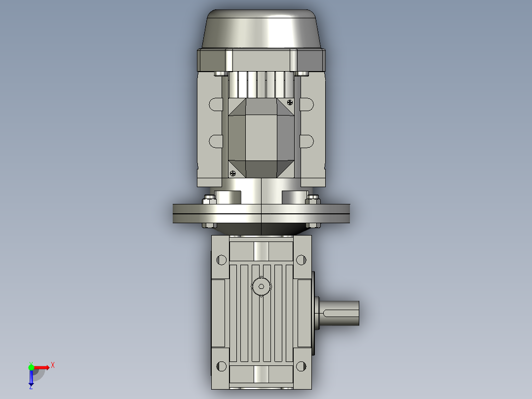 减速机RV75-E-80-055kW-FA2-DZ1俯视图