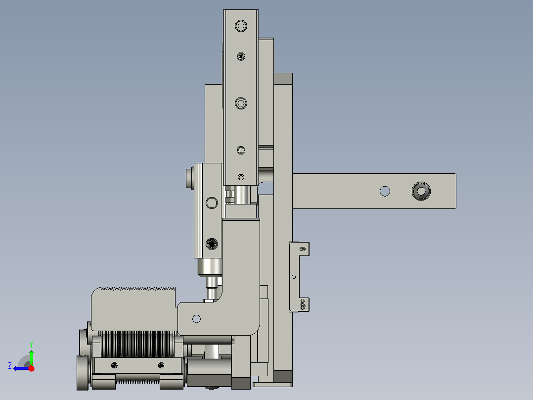 YWP200K4-20-05-00上夹胶组件右视图