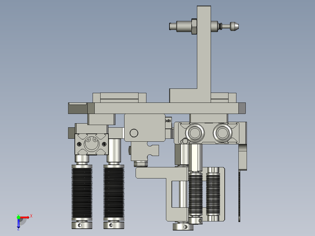 YWP200K4-20-05-00上夹胶组件俯视图