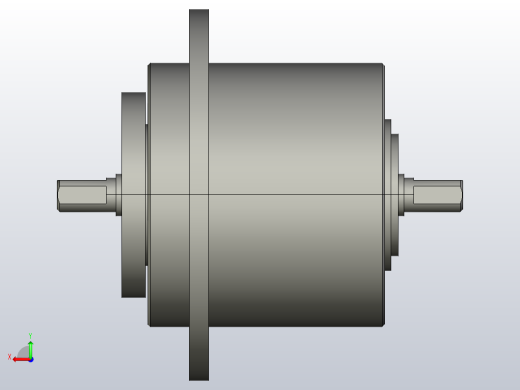 EPC-N突出轴型磁粉离合器[EPC-010N]后视缩略图