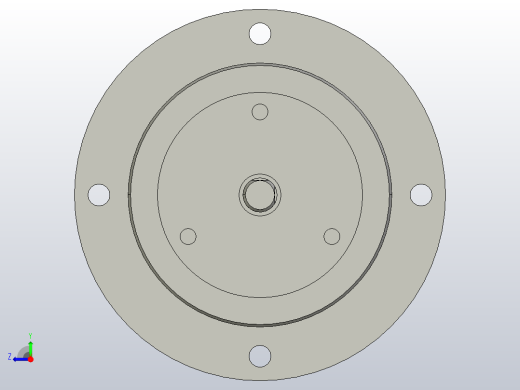 EPC-N突出轴型磁粉离合器[EPC-010N]右视缩略图