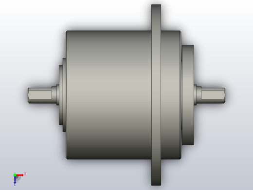 EPC-N突出轴型磁粉离合器[EPC-010N]俯视缩略图