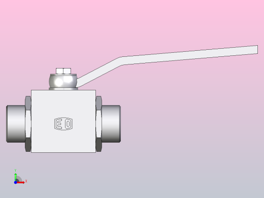 EO标准液压接头 2通不锈钢球阀KH25S71X前视缩略图