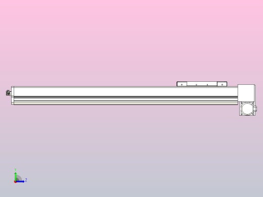 MCB17无尘皮带滑台[MCB17-L40-700-RD-P40-C3]左视缩略图