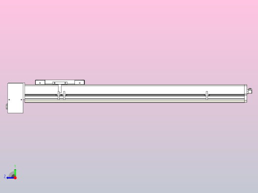 MCB17无尘皮带滑台[MCB17-L40-700-RD-P40-C3]右视缩略图