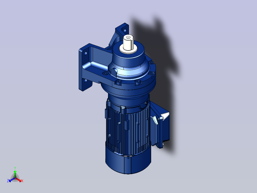 住友(SMT)减速机3D CNHM02-609□DA-AV,EV-B主视图