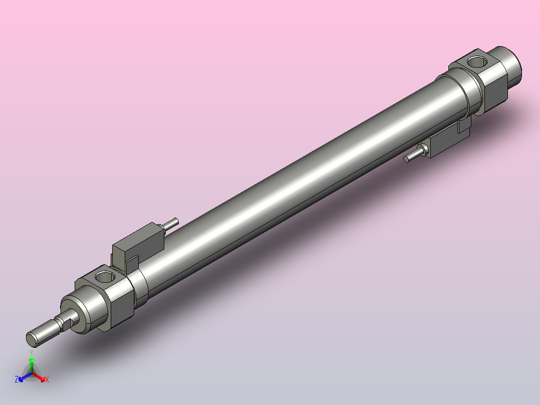 气缸CDM2B20-200主视图