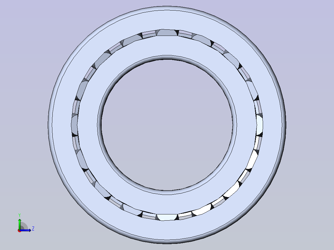 圆锥滚子轴承 [320／32]左视图