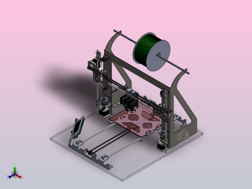 FRAX DESIGN 3D打印机正等轴测缩略图