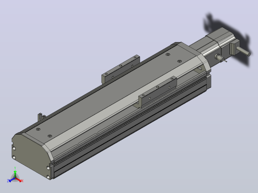 SYS12-BC-150-100W滚珠花健、支撑座、滚珠丝杠、交叉导轨、直线模组.STEP