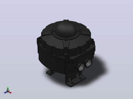LSB7系列[LSB74]气动执行器正等轴测缩略图