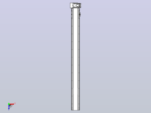 皮带直线轴半封闭可选导轨TPA-HNB-105D-90-L1100-RU-C-P20-N3俯视缩略图
