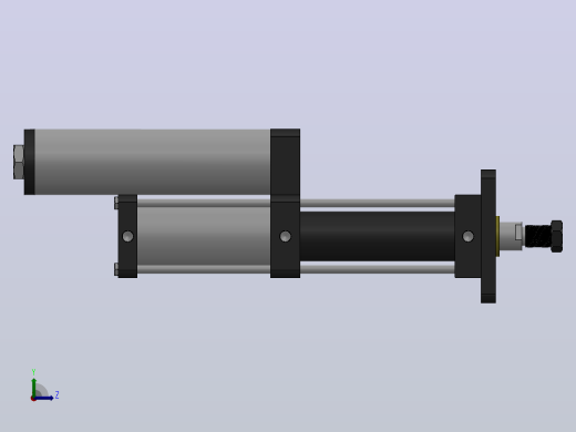 MPT-5T系列标准型[MPT-80-150-10-5T-M2-S1-0°]气压增压缸左视缩略图