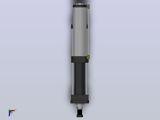 MPT-5T系列标准型[MPT-80-150-10-5T-M2-S1-0°]气压增压缸俯视缩略图