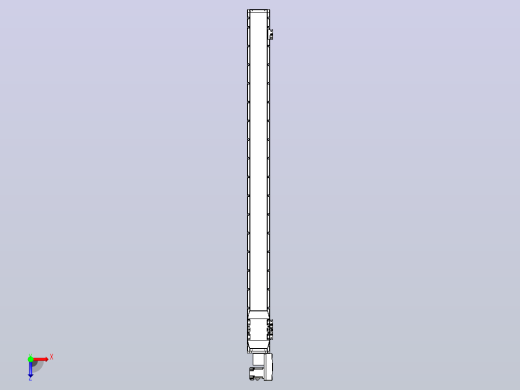 机器人皮带驱动直线轴TPA-GCB-120-P70-L1550-QR-M20-N3俯视缩略图